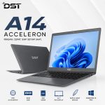 DST A14 Laptop 14 Inch Intel Celeron N3450 RAM 6GB SSD 128GB Windows 11 - Gambar 2