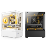 DST 350 Series Gaming PC Case Micro-ATX Mini-ITX Tempered Glass – Support Water Cooling 240mm