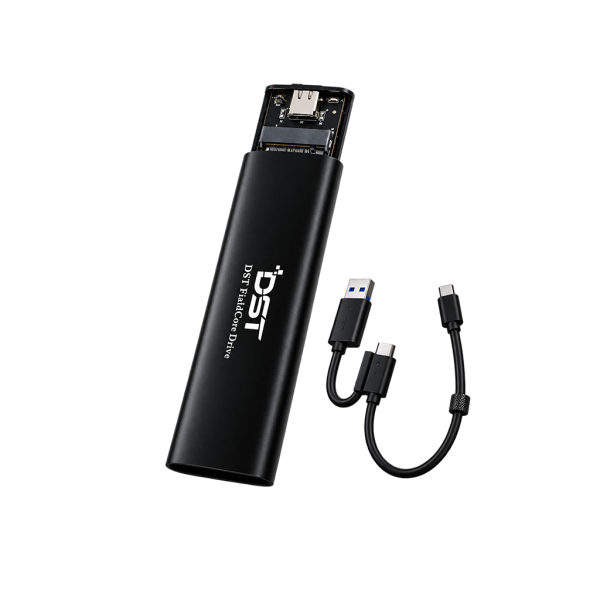 Cover DST M.2 SATA NVMe SSD Enclosure USB 3.1 Gen 2 10Gbps – Aluminium Alloy
