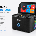 DST K90 Karaoke Wireless Speaker dengan 2 Mikrofon Nirkabel Bluetooth 5.0