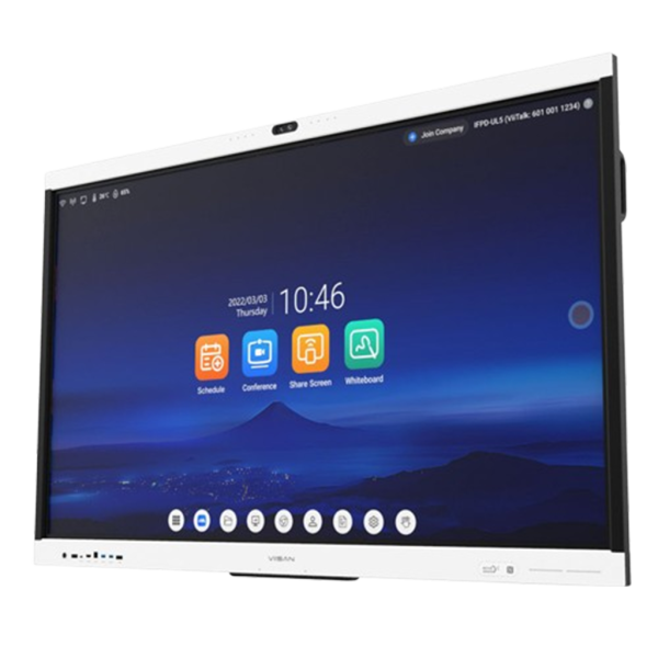 Interactive Flat Panel FA65 Pro Series 65 Inch 4K Android 16 8GB/256GB Dual AI Camera