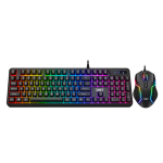 DST 1122 Gaming Keyboard & Mouse Set USB – Colorful Backlight & Optical Mouse