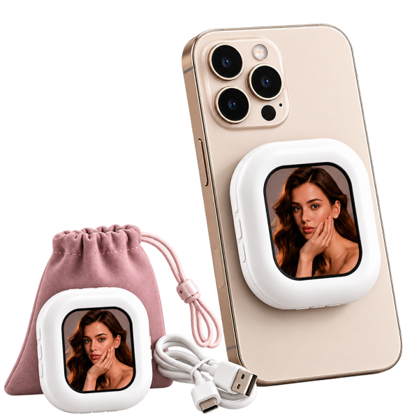DST Vlog Screen Mini Wireless 2 Inch untuk iPhone & Android