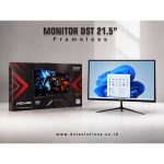 DST Frameless Monitor 21.5 Inch Full HD 75Hz 5ms HDMI VGA - Gambar 2