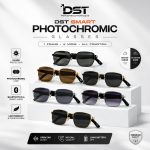 DST Smart Glasses HY1003 – Kacamata Pintar Bluetooth 5.4 Photochromic UV400 Open Ear Audio - Gambar 2