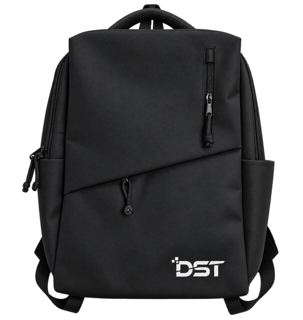 DST Backpack Tas Ransel Laptop 15.6 Inch Kulit Import Anti Air dengan Port USB