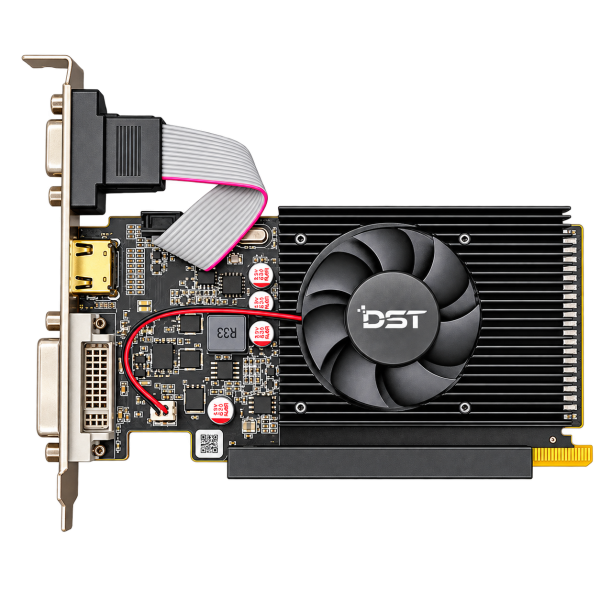 VGA Card DST GT 730 4GB DDR3 128Bit NVIDIA GeForce PCI Express 3.0 Graphic Card Cooling Fan