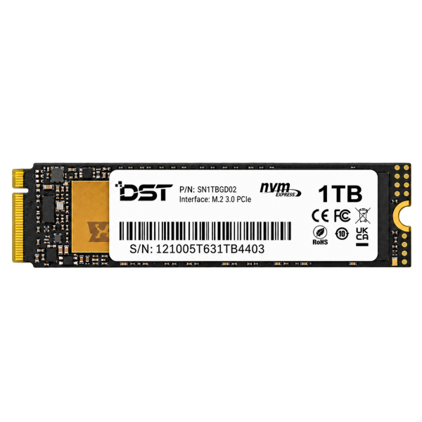 SSD DST M.2 NVMe 1TB PCIe 3.0 Internal Solid State Drive untuk Laptop & PC