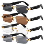 DST Smart Photochromic Glasses HY1006 – Kacamata Pintar Bluetooth