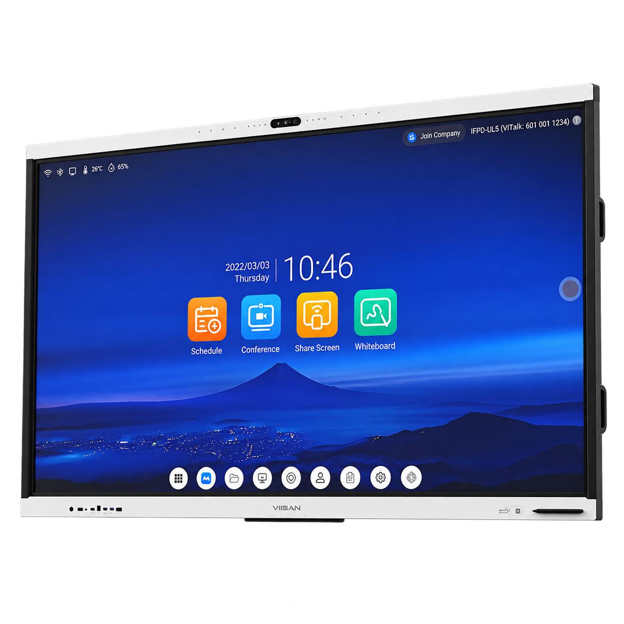 VIBSAN Interactive Smartboard Display IFP -86 Pro – Interactive Flat Panel 86 Inch 4K UHD Android 13 - Gambar 1