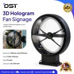 Kipas LED Hologram 3D Projector Advertising / Lampu Iklan Melayang Kipas Holo fan Efek 3 Dimensi Display Toko - Gambar 2
