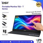 DST Portable Monitor 156-T Touchscreen 15.6 Inch IPS Full HD 1080P - Gambar 2