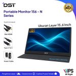 DST Portable Monitor 156-N 15.6 Inch IPS Full HD 1080P 60Hz - Gambar 2